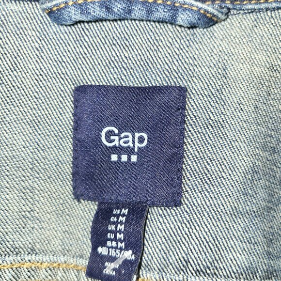 Bill Blass Trucker Jean Jacket, Medium Blue, size Med - Picture 2 of 14